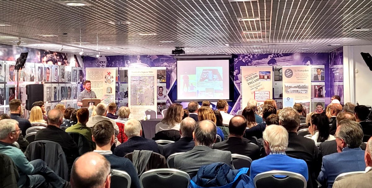 The Hampden Collection (@fitba150) on Twitter photo 🏴 #Fitba150 at <a href="/SFootballMuseum/">Scottish Football Museum</a> 🔥
@PJMurtagh explains <a href="/ArchScot/">Archaeology Scotland</a> and their work to excavate the site of the 1st Hampden Park and the 1st international football building in the world.
<a href="/viareidi/">As the Willow Vanishes</a> <a href="/Hampdeners/">🌳🏴 The Hampden Collection 🌍⚽️</a> <a href="/queensparkfc/">Queen's Park FC</a> <a href="/FIFAMuseum/">FIFA Museum</a> 🏴 #Fitba150 at <a href="/SFootballMuseum/">Scottish Football Museum</a> 🔥
@PJMurtagh explains <a href="/ArchScot/">Archaeology Scotland</a> and their work to excavate the site of the 1st Hampden Park and the 1st international football building in the world.
<a href="/viareidi/">As the Willow Vanishes</a> <a href="/Hampdeners/">🌳🏴 The Hampden Collection 🌍⚽️</a> <a href="/queensparkfc/">Queen's Park FC</a> <a href="/FIFAMuseum/">FIFA Museum</a>