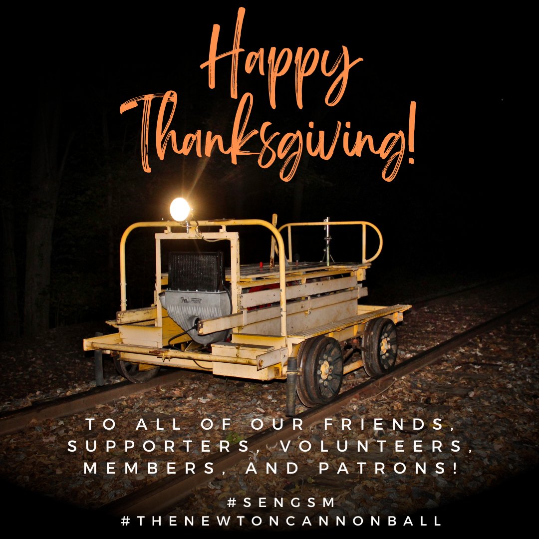 AlexanderNRHS's tweet photo. Happy Thanksgiving to all!!! 
#SENGSM #TheNewtonCannonball https://t.co/52WlSdaXog