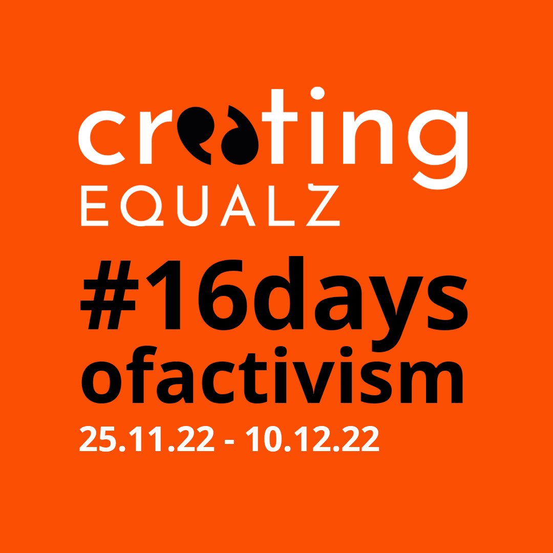 CreatingEqualz2's tweet photo. Creating Equalz fully supports #16DaysofActivism We will be holding a few online information and discussion sessions at this time. See our Twitter feed for more detail.
@AprilsDawnLive @creatingequalz
#CreatingEqualz #LighteningTheLoad #TACT #BlackWomen #BrownWomen #Misogynoir https://t.co/tPb0vRPMdj