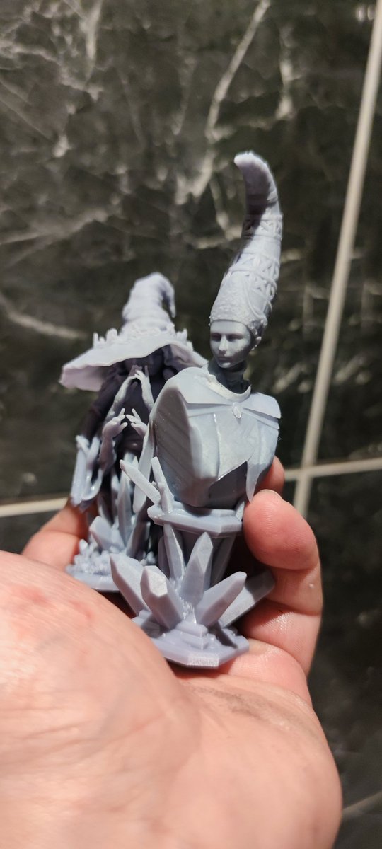 YharnamWorkshop's tweet image. King and Queen figures for Elden Ring inspired chess set I'm working on in meantime.
Renalla and Ranni 
First test prints in between commisions and orders.🙌

#eldenring #renalla #ranni #fanart #chess