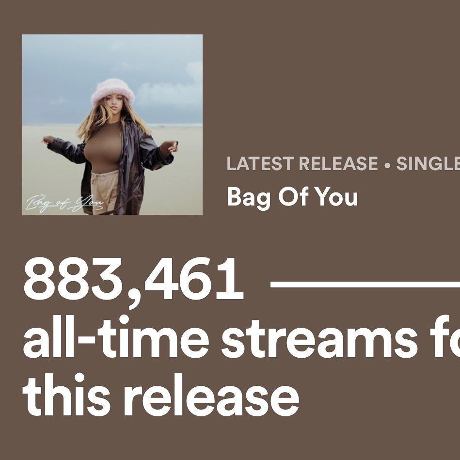Xxx sorry I’ve been so offline guys 
there’s just a lot of really lovely things happening 🥹 your support on ‘bag of you’ has been making me emotional so just been feeling all the feeeeels 
tryna finish the album for you