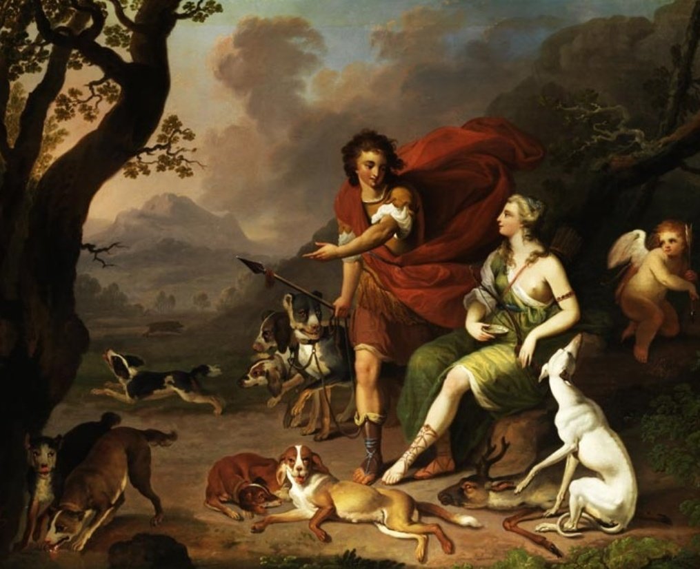 'Diana y Orión', Johann Heinrich Tischbein.