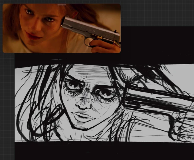 [TW: self-unaliving by 🔫]

wip // trying to capture the look in juliet's eyes is hard 