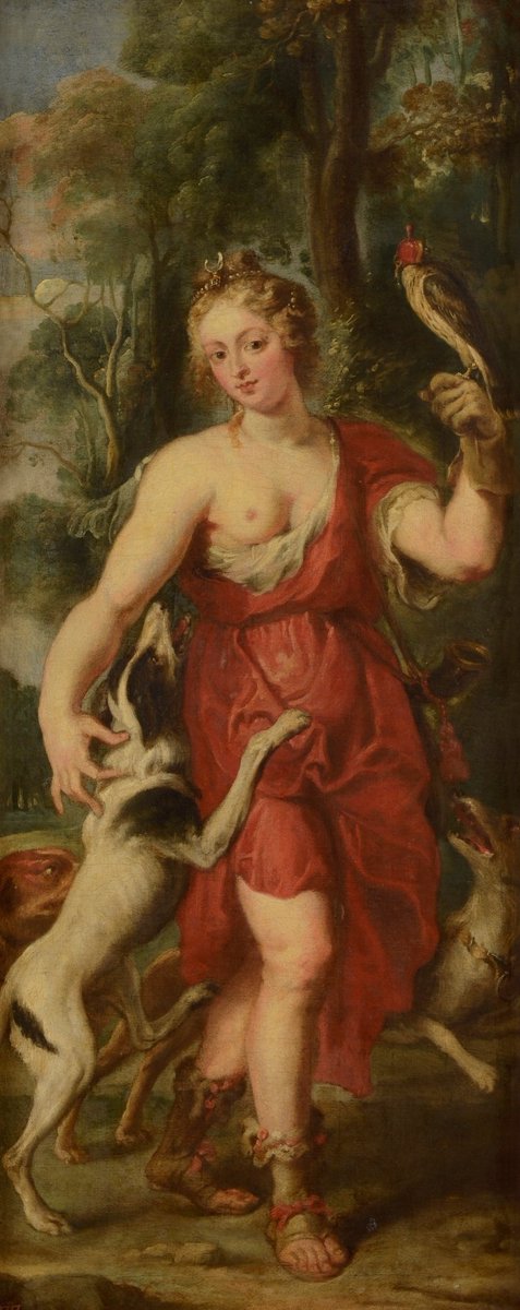 'Diana cazadora', Juan Bautista Martínez del Mazo (Obra copiada de Rubens)
Copyright de la imagen ©Museo Nacional del Prado