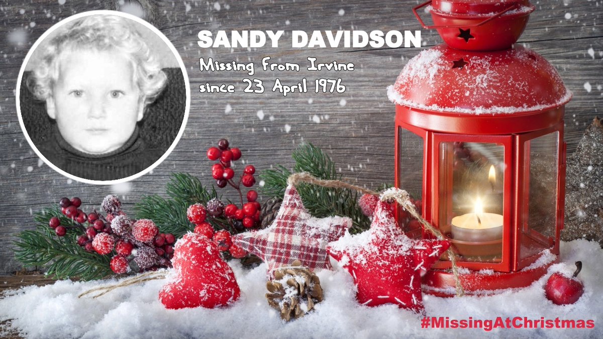 MisPersSupport's tweet photo. Sandy Davidson was 3yrs old when he went missing on 23 April 1976 from Irvine, Scotland https://t.co/CUdQEGrFnm #MissingAtChristmas #FindSandy #MissingPersonsSupport https://t.co/AQ7LdONIR3