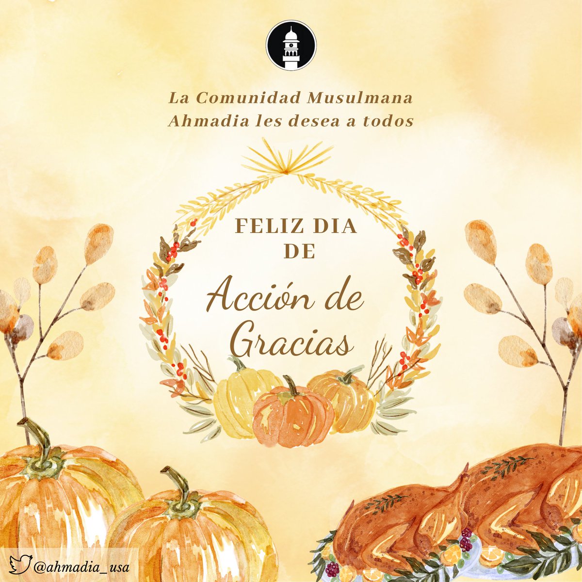 ahmadia_usa's tweet photo. El Islam nos enseña a ser agradecidos y dar gracias a toda la creación de Dios

#HappyThanksgiving 
#felizacciondegracias 
#amorparatodos
#islamespaz https://t.co/HbLTxlNR3w