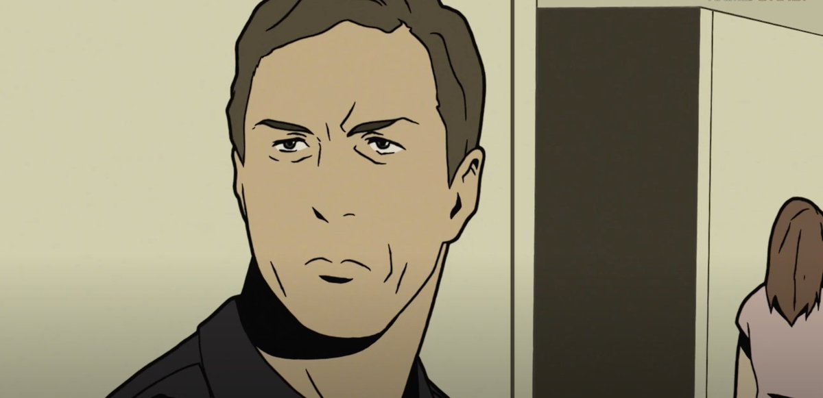 「last man and the reflection cartoons (as」|pabloKMのイラスト