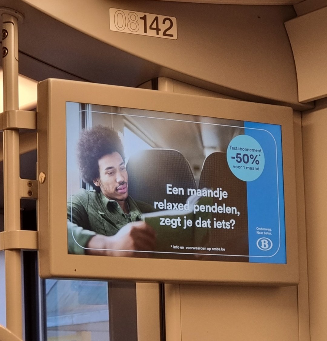 Nee nog nooit van gehoord want elke dag is mijn trein te laat te traag te druk te kort kapot afgeschaft of spoorloos