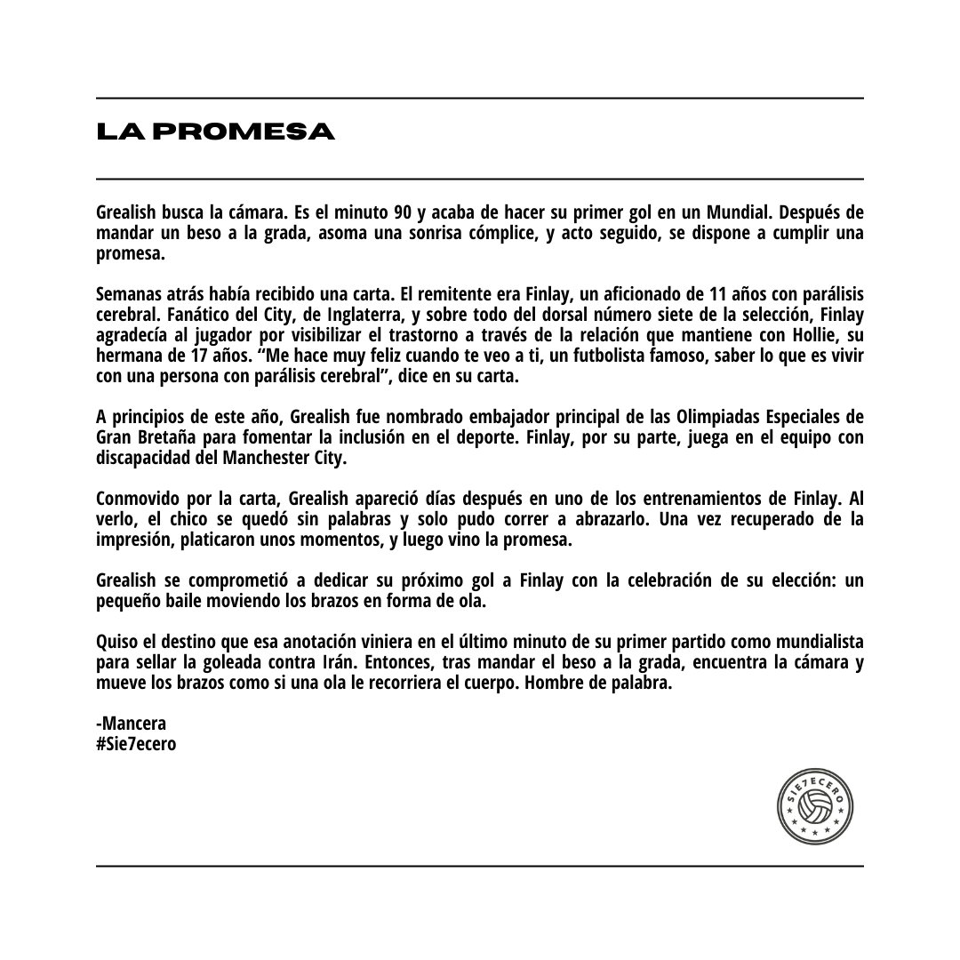 sie7ecero's tweet photo. La Promesa
#Qatar2022 

De @jmanceraaa https://t.co/ypoDAPBbce