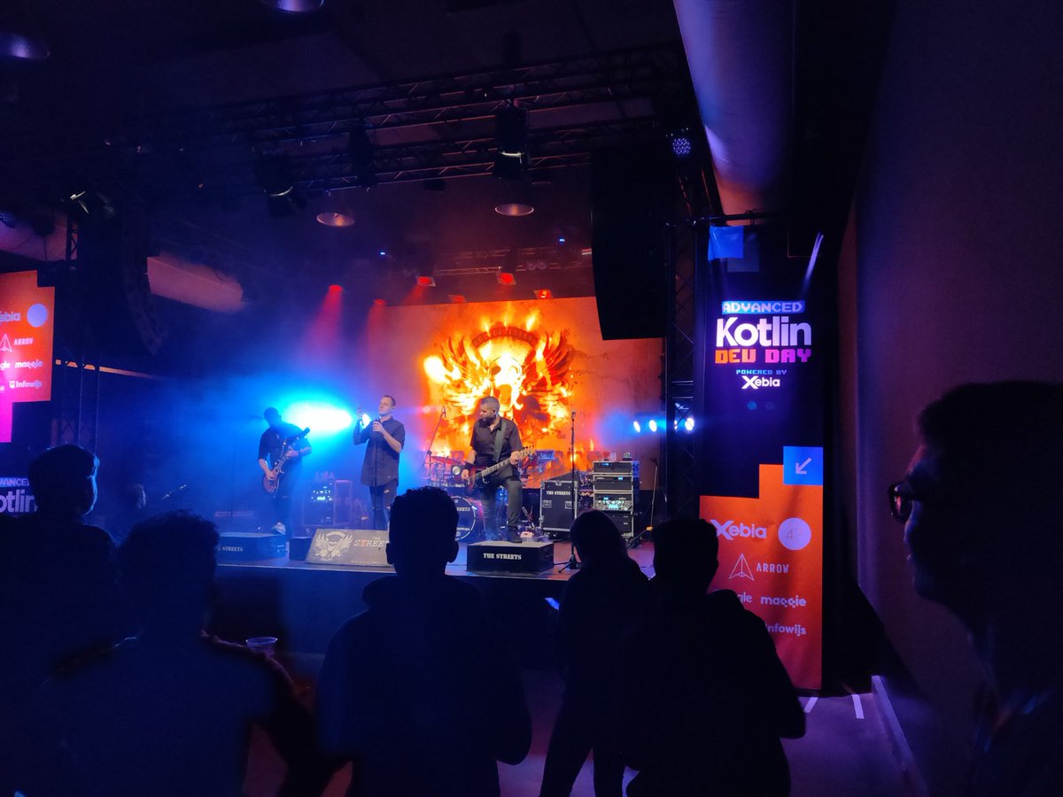 arnogiu's tweet image. Finishing in fire at #KotlinDevDay! Thanks @47deg and @Xebia for the organisation 🤟
