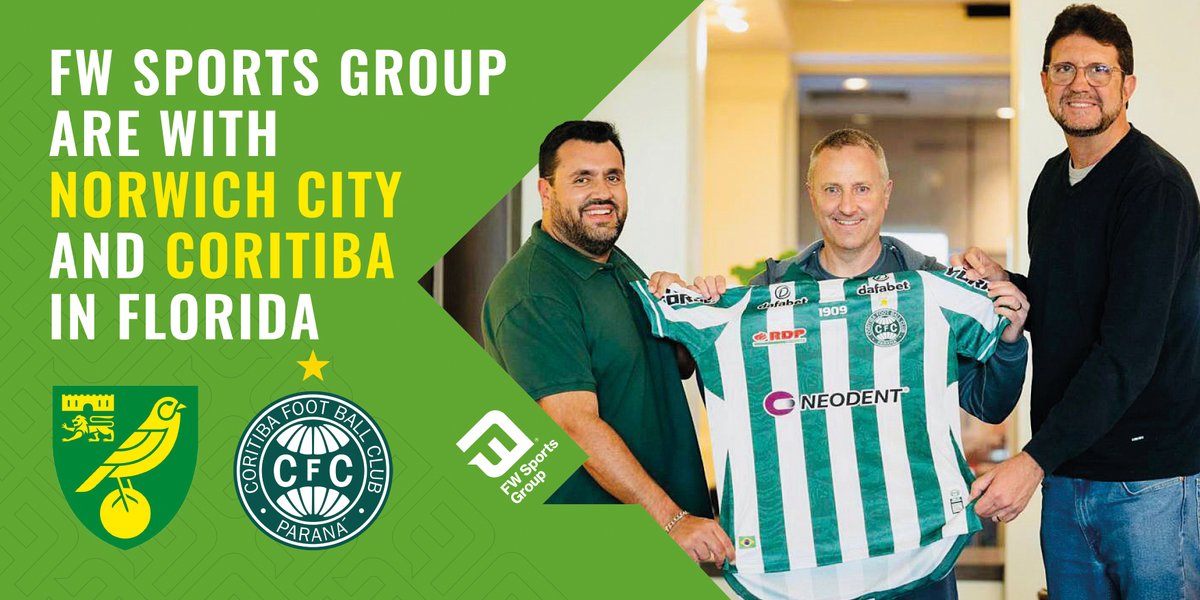 FW Sports Group are with <a href="/NorwichCityFC/">Norwich City FC</a> and <a href="/Coritiba/">Coritiba</a> in Florida