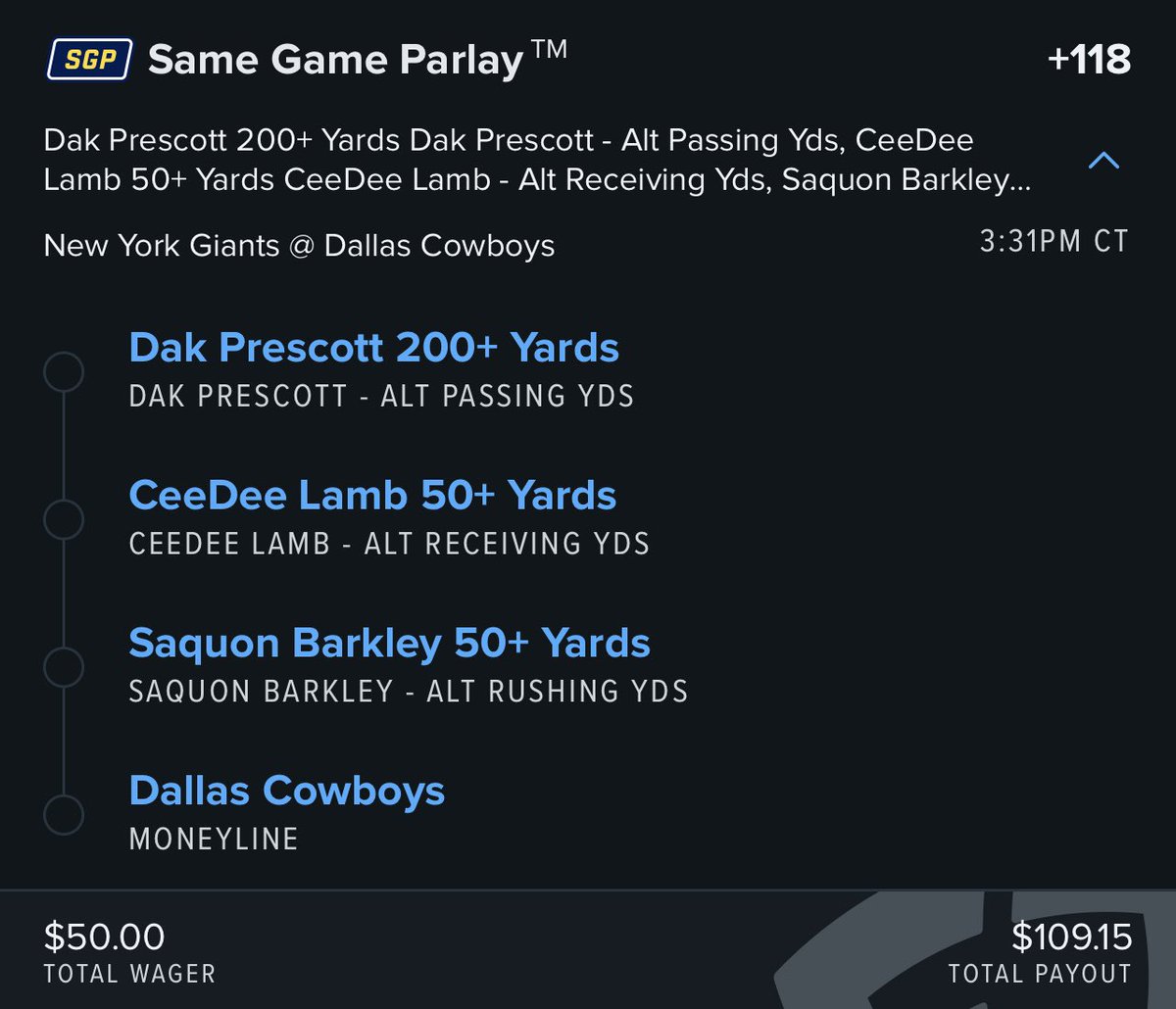 LandotheLayGod's tweet photo. 11/24 🦃 Day:
Arguably one of the best Football Days of the year calls for SGP Action. All 4 plays Today are +odds Parlays and Teasers via FanDuel. We have 2 upgraded plays (2% & 3%), as well as 2 1% moves. Happy Thanksgiving Everyone. Enjoy these winners💯
#LayGod https://t.co/i6FahTnkWB