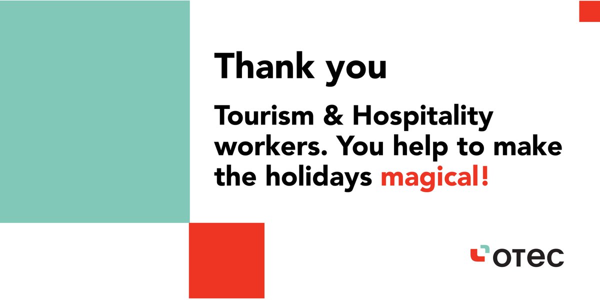 otec_training's tweet photo. Looking towards the end of the year and the festivities that Nov &amp; Dec bring, OTEC wants to recognize all our partners with hard-working staff on the front line for holiday celebrations. We all know that staffing is an issue in this sector and even more so during this busy period https://t.co/5T59HvQSGO
