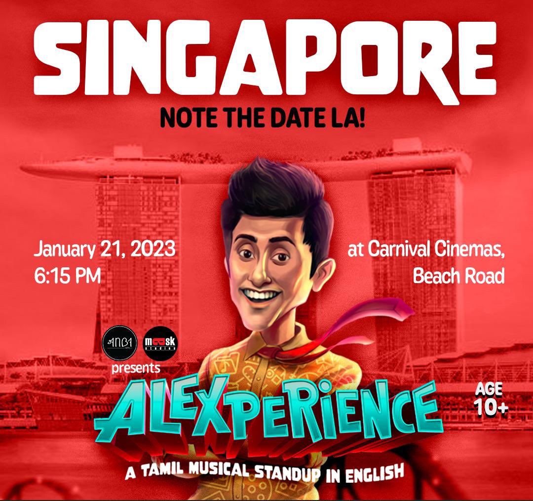 Thank you god for the blessing to make my second event a big one , almost sold out in two days of soft launch! Grab your tickets soon ! Thank you Alex, Karthik, Mask Studios sg.bookmyshow.com/events/alexper…
