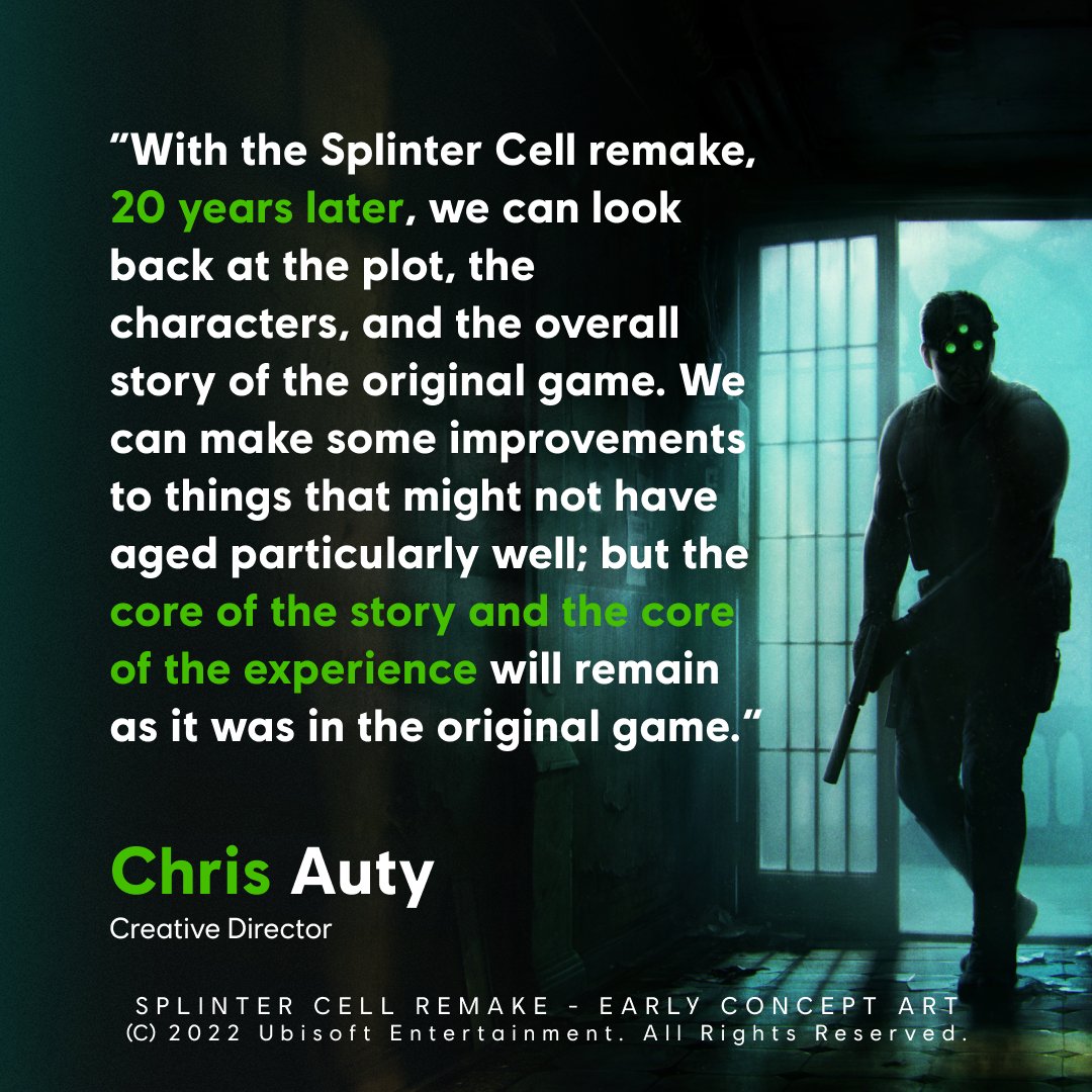 The original Splinter Cell is getting a full remake, Ubisoft