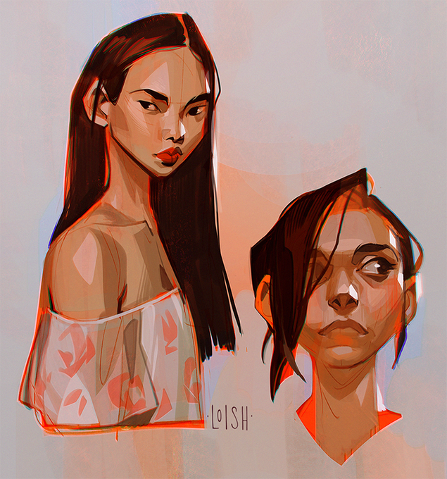 Some chunky warm-up studies ~ 