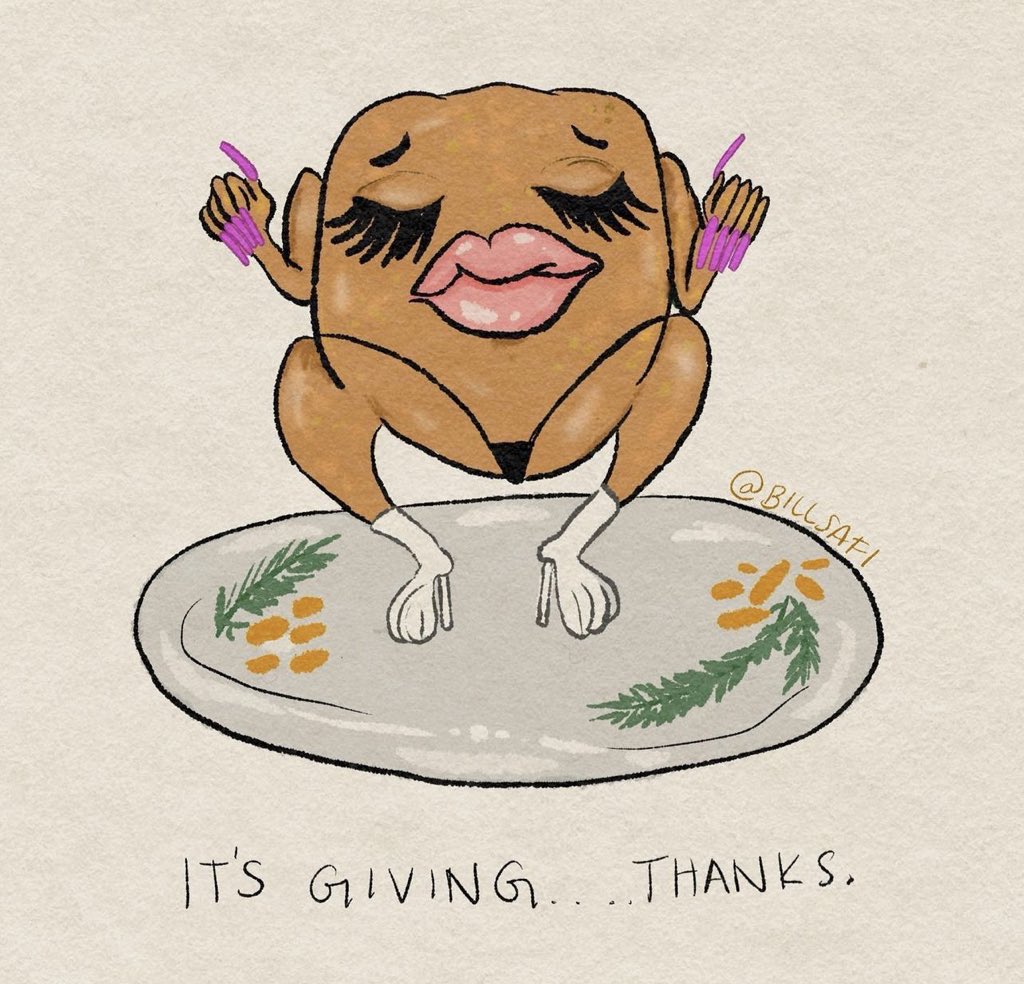 vintagefantasyy's tweet photo. Happy thanksgiving turkey whores. https://t.co/Pmum9ANAlH