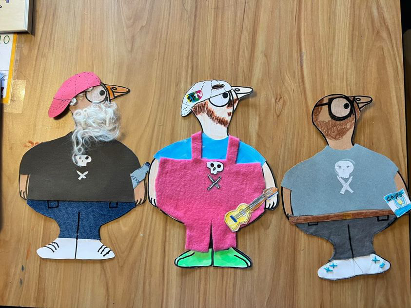 Happy Thanksgiving from the Story Pirates! Honored to have been included in the Maloney kids' "Hide The Turkey" again with these Lee, Andrew, and Peter turkeys! 🦃