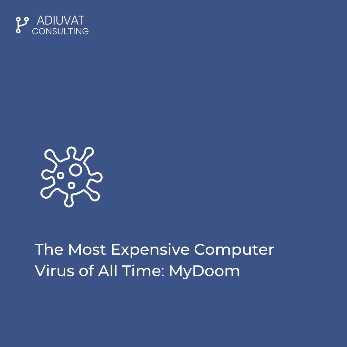The most expensive computer virus of all time was MyDoom.

 It caused 38.5 billion$ of damages.

#backend #softwaredeveloper #companyculture #startups #softwaredevelopment