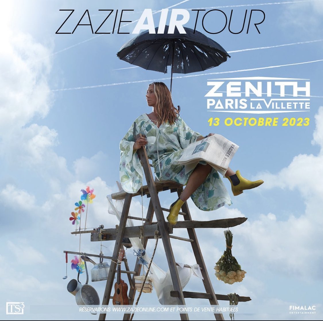 madeinzazie's tweet photo. Après le ZAZIESSENCIEL TOUR, grand succès par vents covidiens et marées d’amour, Zazie s’envole vers de nouveaux horizons avec sa nouvelle tournée : AIR TOUR.

Retrouvez les dates ici : https://t.co/rP7rewhw5g https://t.co/1uOFlOu2S1
