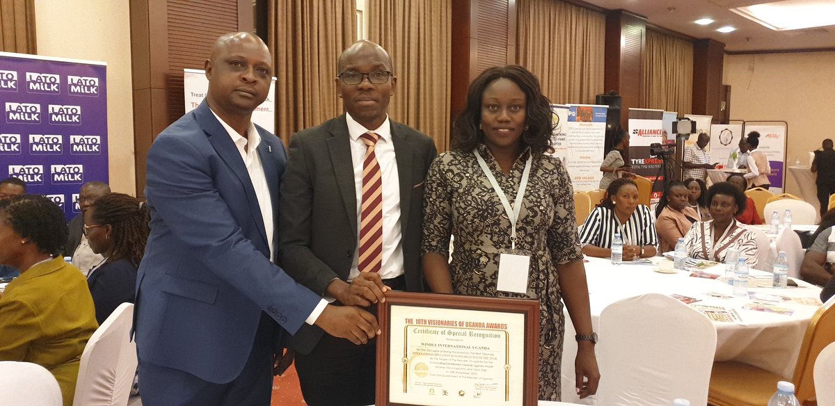 WindleUganda's tweet photo. Just in: Windle International Uganda for the third time has been awarded the Best International Education Humanitarian Organization Of The Year 2022. We are honored and proud of the work we do. https://t.co/gaVxir0XCI