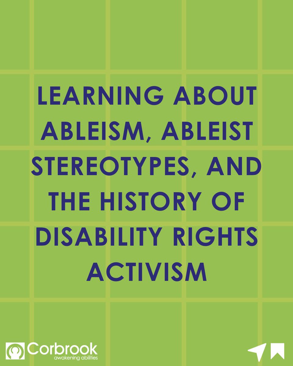 CorbrookCanada's tweet photo. Looking to counter ableism? Try these practices.
-
#ableism #inthistogether #corbrook #corbrooktoronto #corbrookcanada #corbrookawakeningabilities #coorbrookoutofthebox https://t.co/tp9kY17AEV