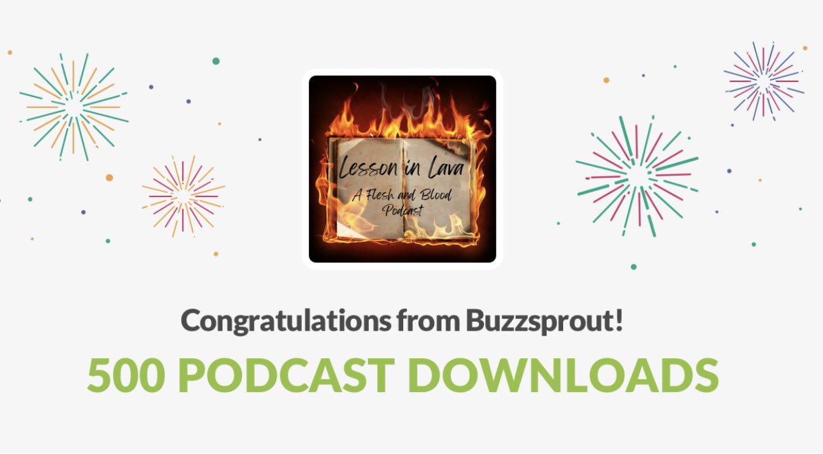 LessonInLava's tweet photo. Hitting our 500 download milestone on U.S. Thanksgiving makes this an especially good day to say how thankful we are for everyone who has taken the time to listen to or share our podcast.
Happy Thanksgiving! 🍁🍂🧡 https://t.co/BmxxmZl1Hc