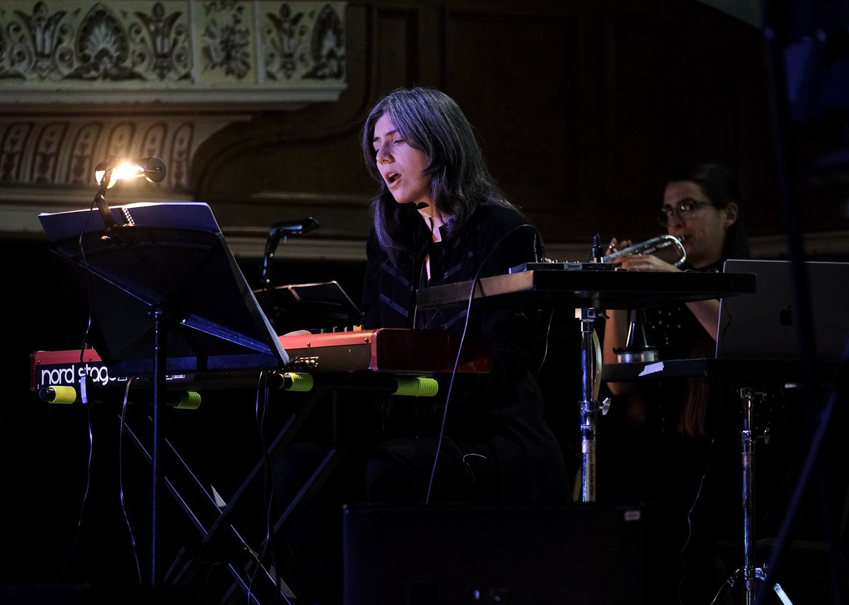 hcmfuk's tweet photo. World Premiere of The Passion of Joan of Arc scored by @JULIA_HOLTER at Huddersfield Town Hall for hcmf// 2022.

ft. Julia Holter, @tashiwada, @knitdrums, @sarahbellereid and the Chorus of @Opera_North under conductor @HughBrunt

📷: Brian Slater https://t.co/ymbevgiXBx