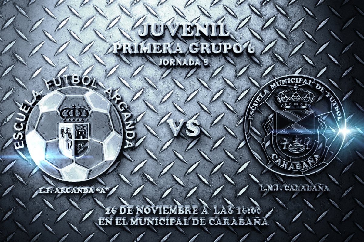 EMFCARABANA's tweet photo. ⚽️ JUVENIL
@EFA_Futbol A 🆚@EMFCARABANA 
#vamoscarabaña
#atreveteasoñar
#vamosamarillos https://t.co/5vVtYFsbj9