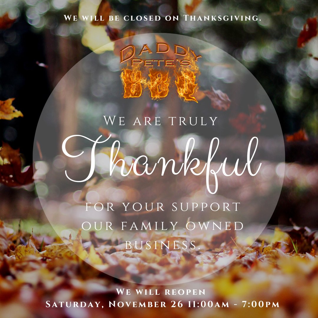 Enjoy your day! #Thankful