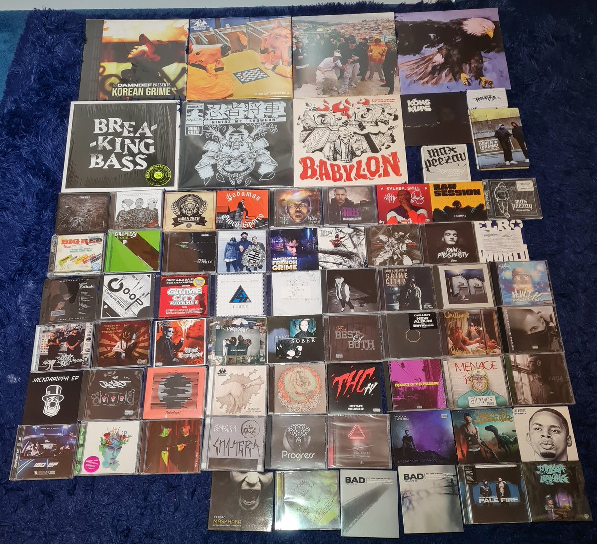 INTLGrime's tweet image. My International Grime CD/Vinyl Collection, The Only One On The Planet!! 🌎 
@damndef @ylihevonen @cesrvcesrv @breakingbass_ @NumaCrew @kongkurs2200 @kinetical_mc @max_peezay @Erik_Urano @NoizBoiz @YodamanOfficial @TellyTellzRL @msjoa1 @GRIMESIN @Perfecthandcrew @ClintisGood