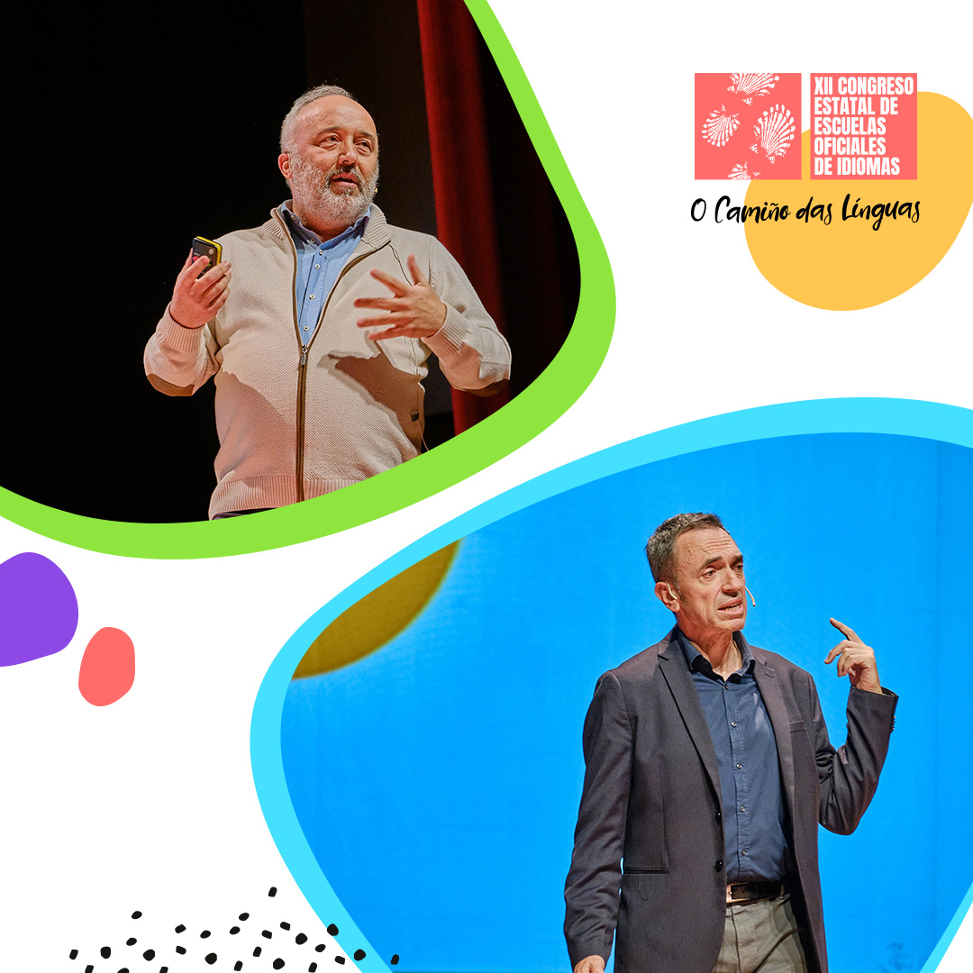 En las conferencias plenarias de #OCamiñoDasLinguas descubrimos un montón de cosas interesantes sobre el lenguaje y su enseñanza 😋

¿Cuál fue la que más os gustó? 👇