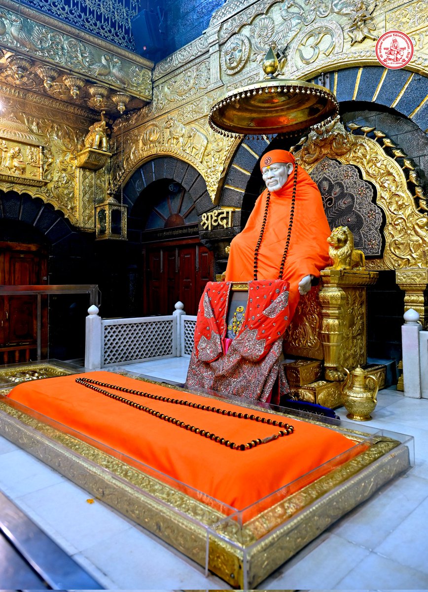 *!! ॐ साई राम!!*
*श्री साईबाबा संस्थान विश्वस्त व्यवस्था,शिर्डी*
*!! ॐ Sai Ram !!*
*Shri Saibaba Sansthan Trust, Shirdi*
≈≈≈≈≈≈≈≈≈≈≈≈≈≈≈≈≈
*आरती :-  शेजारती*
*गुरुवार दिनांक २४ नोव्हेंबर २०२२*     
*Aarti : -Shejarti*     
 *Thursday 24 November 2022*