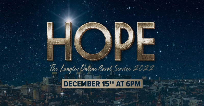 LangleyTrust's tweet photo. 📢 Save the date! We're excited to announce our third online #LangleyChristmas Carol Service. 

Join clients, staff, supporters and volunteers from around the country as we consider the theme of Hope this Christmas! 

Premiere at 6pm on December 15th 🎄 More details:
