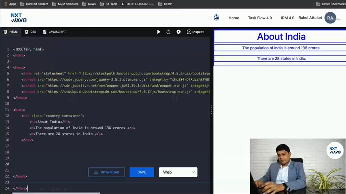 DumpalaTejesh's tweet photo. Developing responsive web , i learnt some different simple type selector and major topic #inheritance
@nxtwave_tech #nxtwave #ccbpian #ccbp
#html #CSS #bootstrap #responsivewebdesign
#17day #30daysofcodechallenge
#fullstackdeveloper https://t.co/ooApUOJjXv