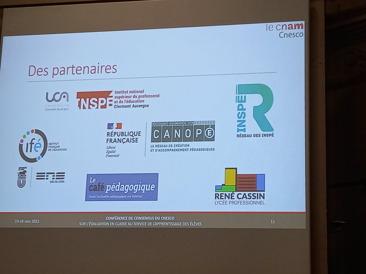 samiralaroui's tweet photo. 🙏 @Cnesco @LeCnam pour ces 2 jours #CC_Evaluation très riches!
🙏 @PapNdiaye @reseau_canope @ReseauInspe @educIFE @ENSdeLyon @cafepedagogique #AndréTricot
@HuartJean @frhannequin
#formation #inclusion @AnnePadier
#cooperation
Des pistes💡 pour faites évoluer les pratiques! https://t.co/zrgYcZZ82S