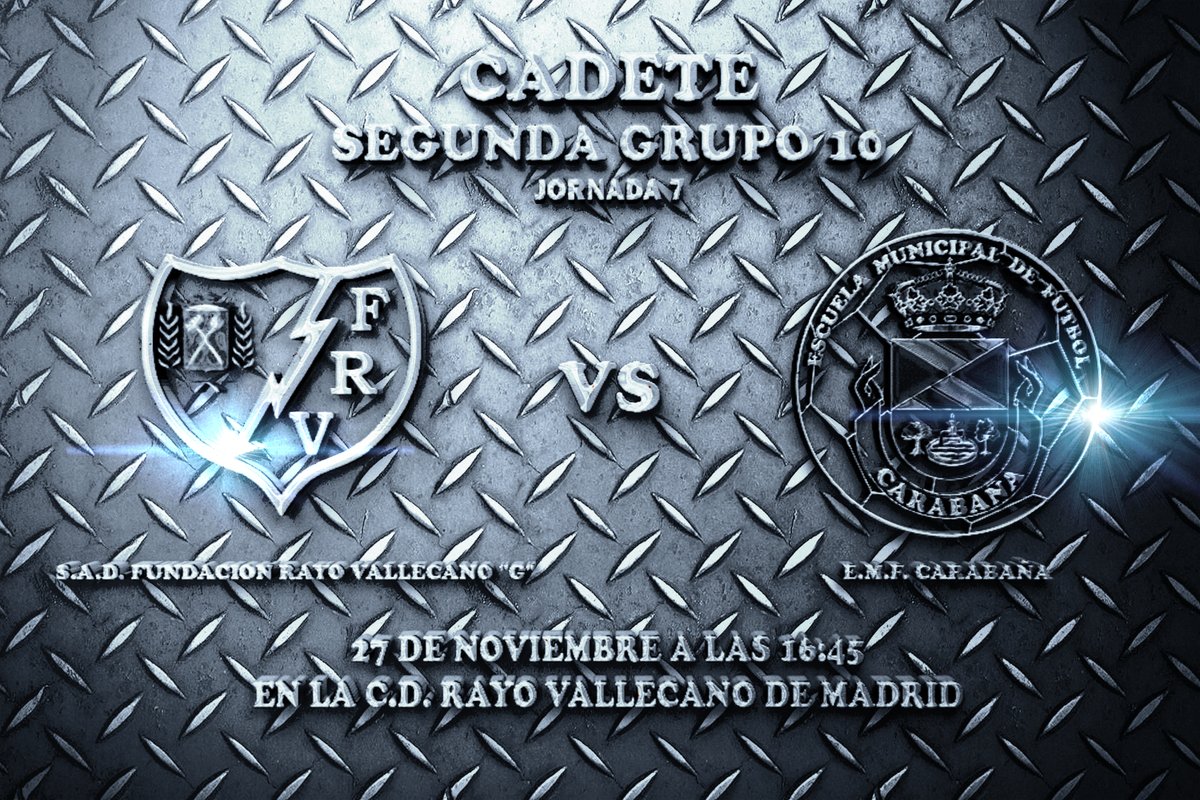EMFCARABANA's tweet photo. ⚽️ cadete
F. RAYO VALLECANO G 🆚@EMFCARABANA 
#vamoscarabaña
#atreveteasoñar
#vamosamarillos https://t.co/ExsScka7vw