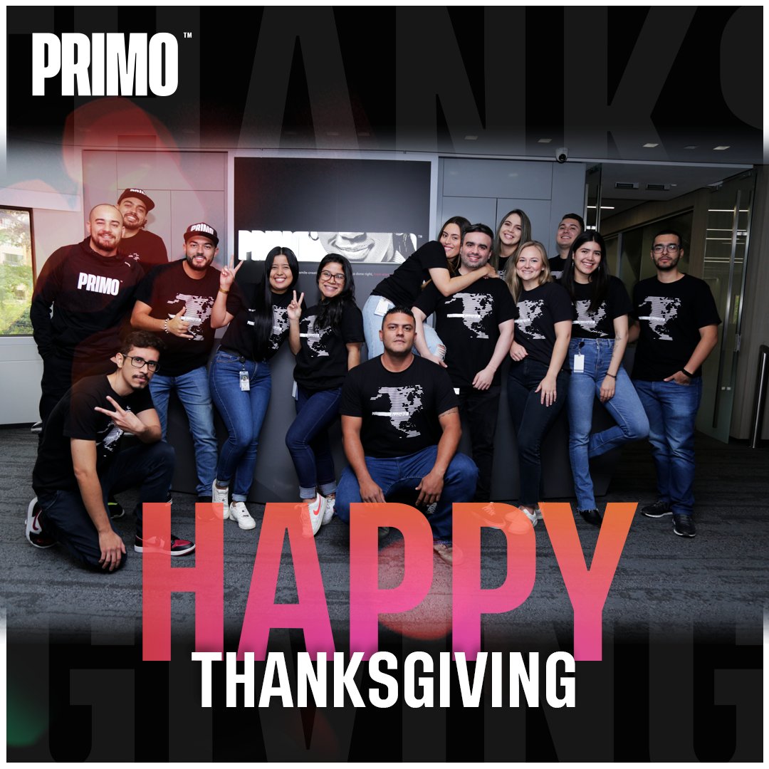 PRIMO_Logistics's tweet photo. Happy thanksgiving!
We'd like to express our gratitude to each of our customers, vendors and Primos!

#gratitude #thanksgiving #familyisthesolution #trucking #freight #logistics solutions https://t.co/zr0HVX512u