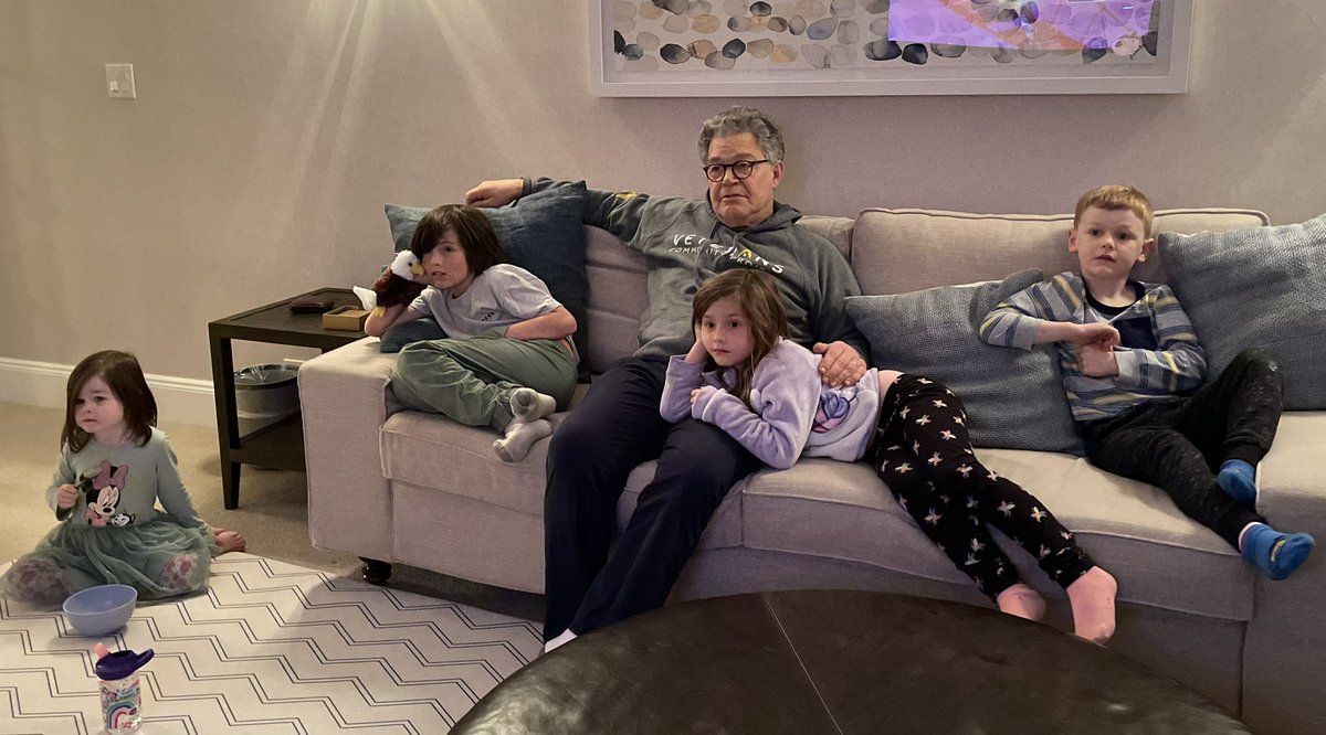 Me and the grandkids and our annual Thanksgiving screening of Judgement at Nuremberg.