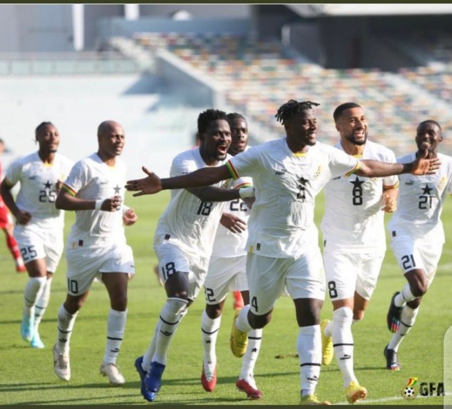 Black stars doing the most. Nice defending na aka goal!!! #FIFAWorldCup #BlackStars