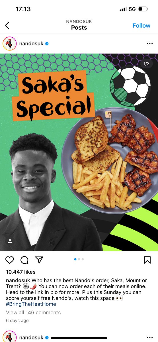 georgiaperris1's tweet photo. I know it’s only @NandosUK but not a single welsh player included. The notion to bring it home is only ever for England, no belief in us whatsoever and not just in sport. #YesCymru https://t.co/cK9wt2gLma