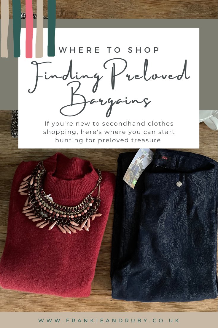 Where to go to find preloved bargains...frankieandruby.co.uk/blogs/sustaina…