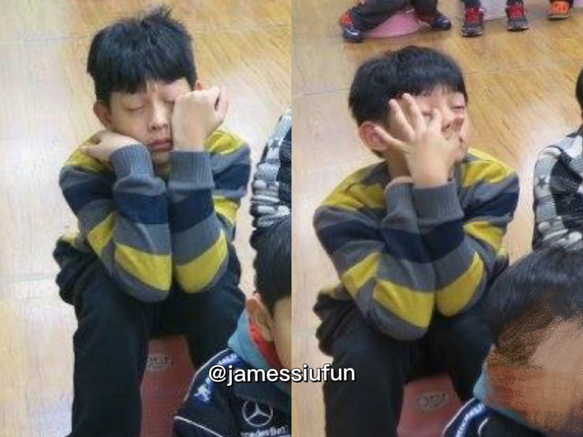 jamessiufun's tweet photo. Me every single morning ๐ญ
#traineea #james #traineeajames #่ถ้จๅก #zhaoyufan #yufan @trainee_a https://t.co/Z2VR8depD7