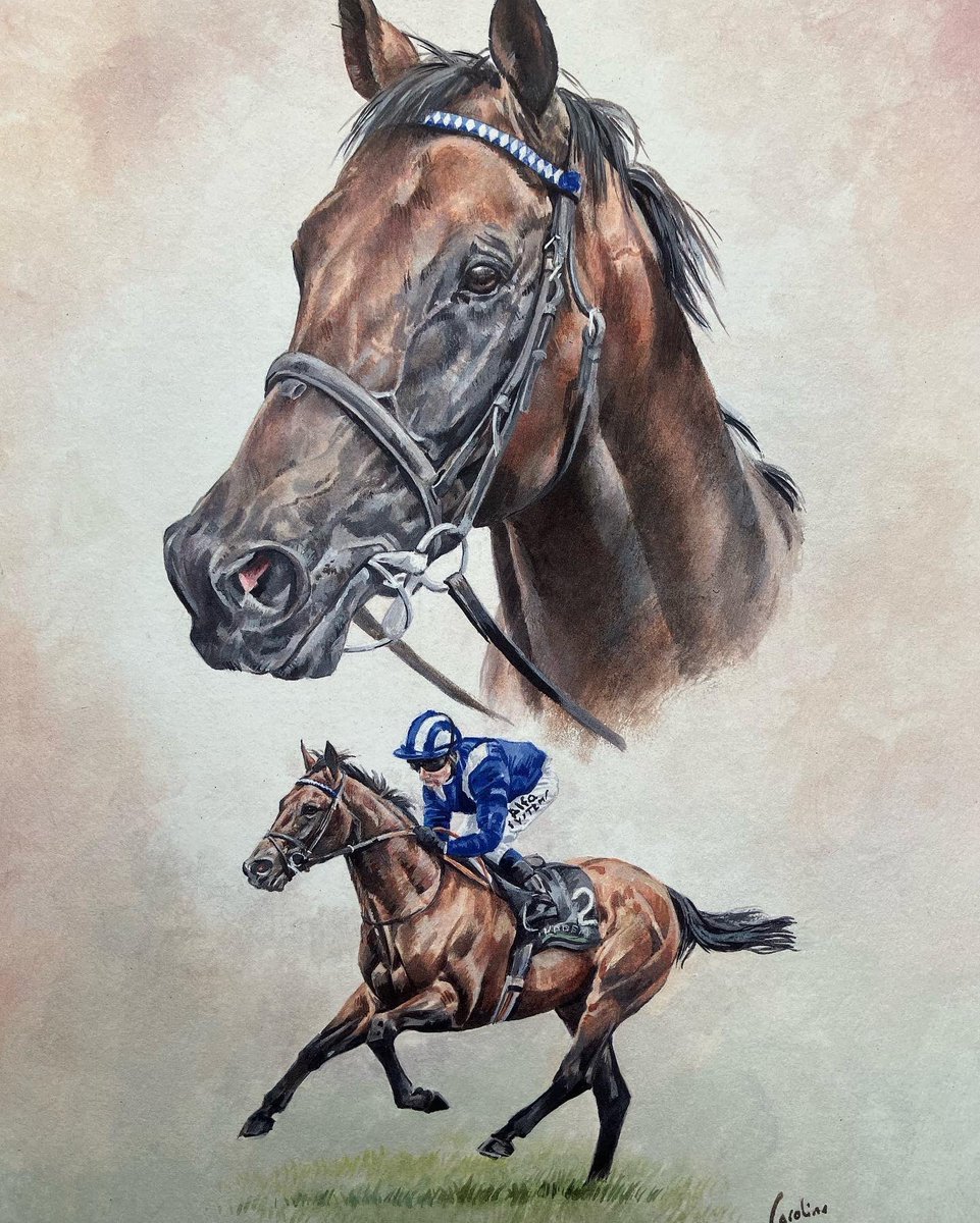 horseart1's tweet image. NOVEMBER GIVEAWAY. For a chance to win a copy of one of these Limited Edition prints, simply like this post and retweet quoting your choice #ConstitutionHill #Baaeed #StageStar #Trueshan. Competition drawn 01/12/22. Print details on carolinecook.net