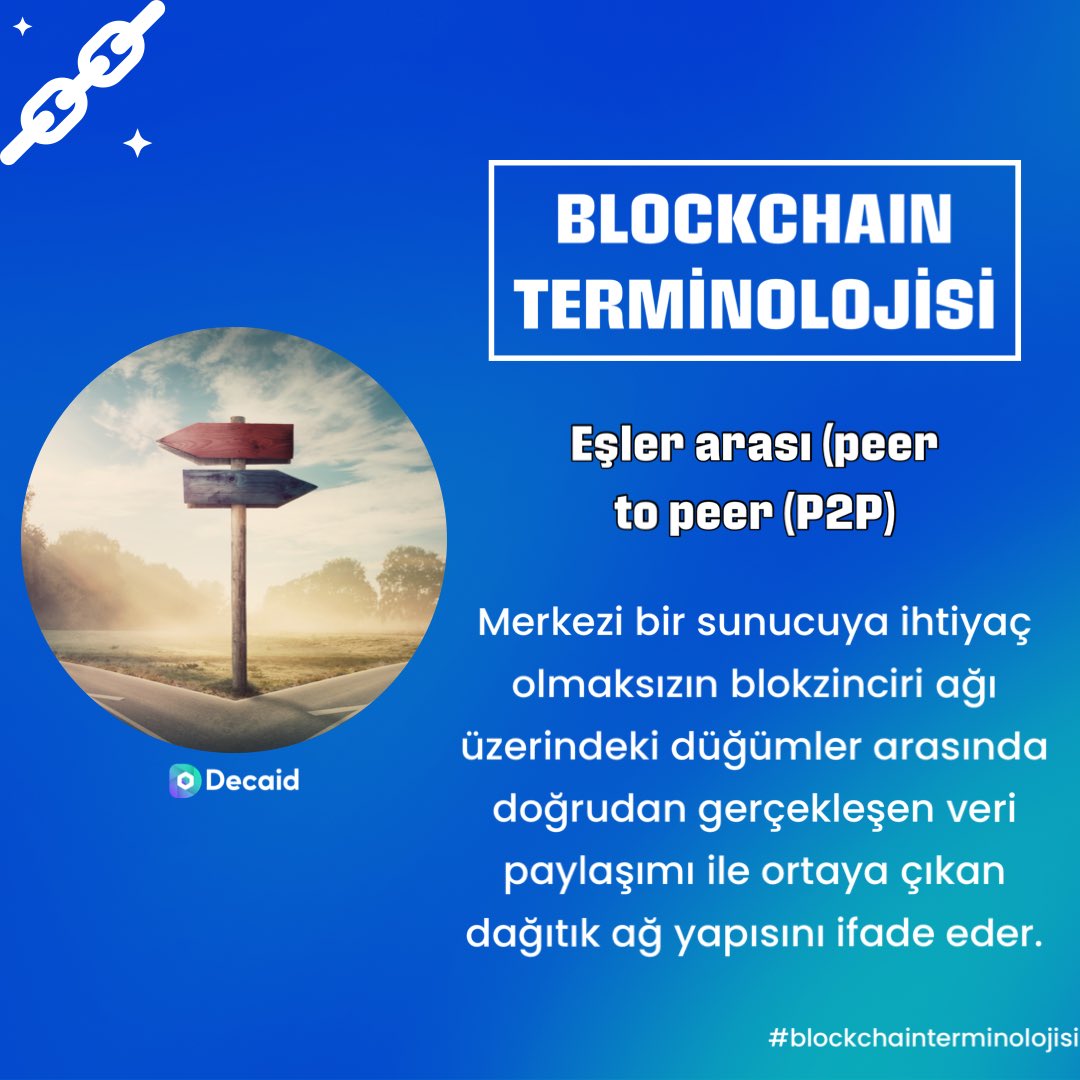 Trioblockchain's tweet photo. 🔗 Blockchain Terminolojisi
- Eşler arası (peer to peer (P2P)
#decaid #blockchain #blockchaintechnology #web3 #web3community #nft #nftcommunity #smartcontracts #akıllıkontrat #blokzincir #yazılım #software #developer #finans #teknoloji #bitcoin #ethereum #borsa #trade #defi https://t.co/P5PL9rPuiE