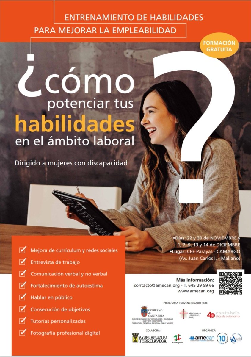 Qué gratificante poder ayudar a alumn@s del CEE Parayas a conocer el mercado laboral y elaborar su CV!! Gracias por la oportunidad <a href="/AMECAN_/">AMECAN</a> He disfrutado mucho la sesión con ellos ❤️ #discapacidad #empleabilidad #Cantabria