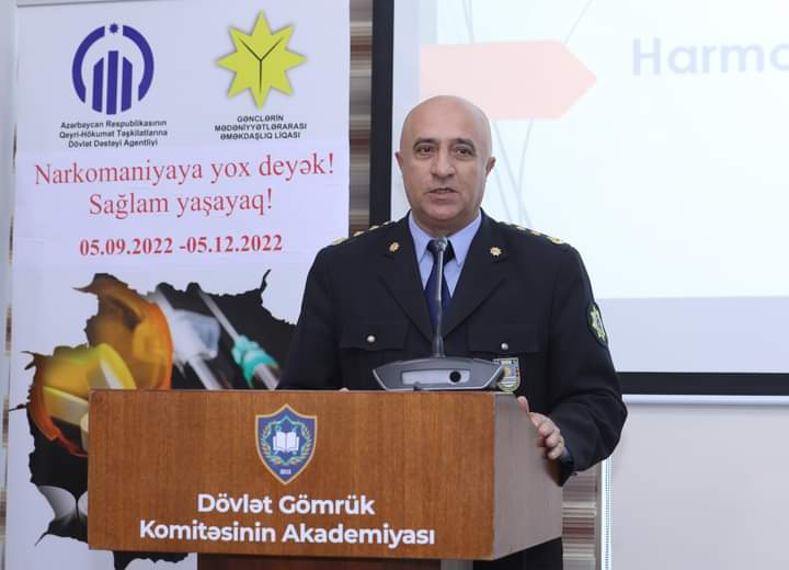 GomrukAkademiya's tweet photo. Gömrük Akademiyasında narkomaniyaya qarşı mübarizə ilə bağlı tədbir keçirilib.

Ətraflı:
https://t.co/YwnCzZOVBH https://t.co/94Bn8nOgFD
