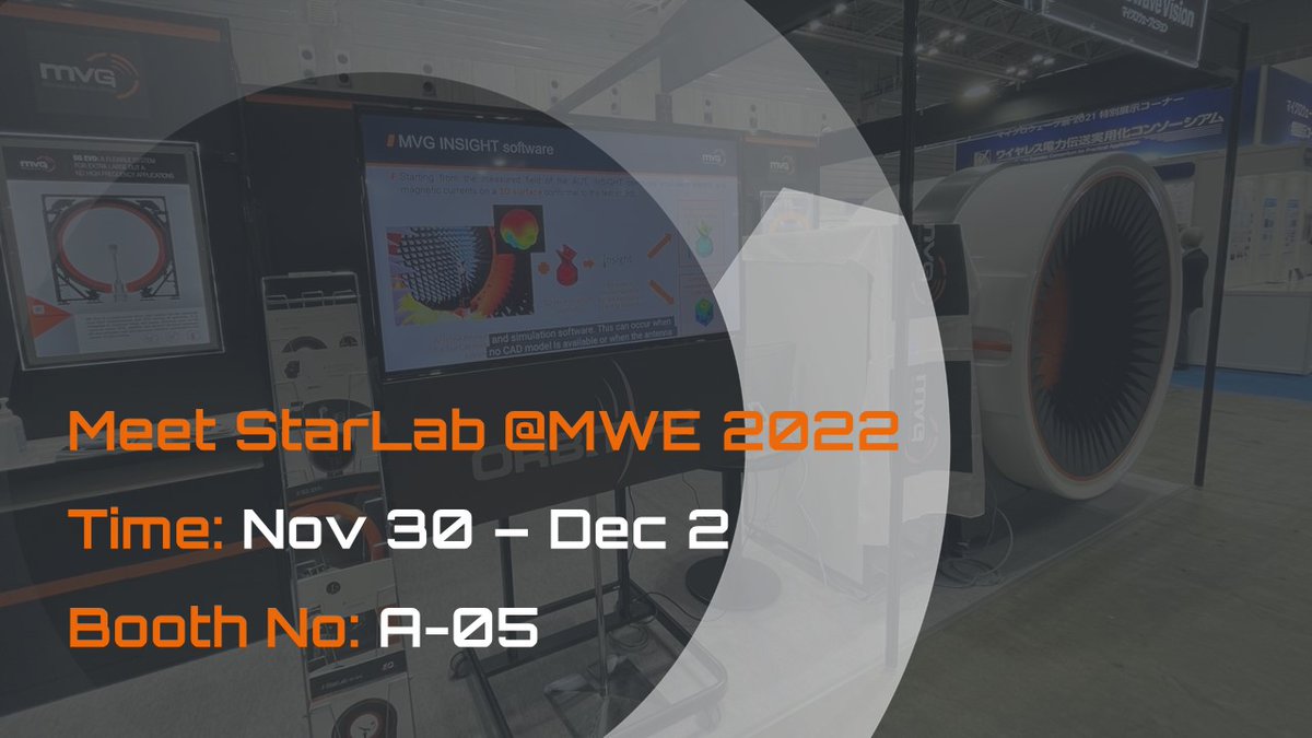 MVG will be exhibiting and showcasing its StarLab at the <a href="/MWExhibition/">MWE 2025 / マイクロウェーブ展</a> 2022, taking place from Nov 30 to Dec 2, in Pacifico Yokohama, Japan. Be sure to stop by MVG stand #A05 and talk to our experts about your #antennatesting needs and requirements!