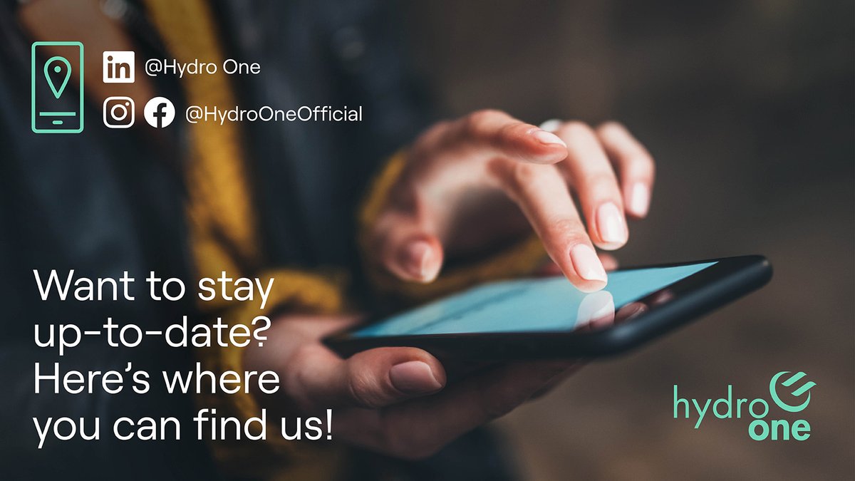Hydro One tweet media