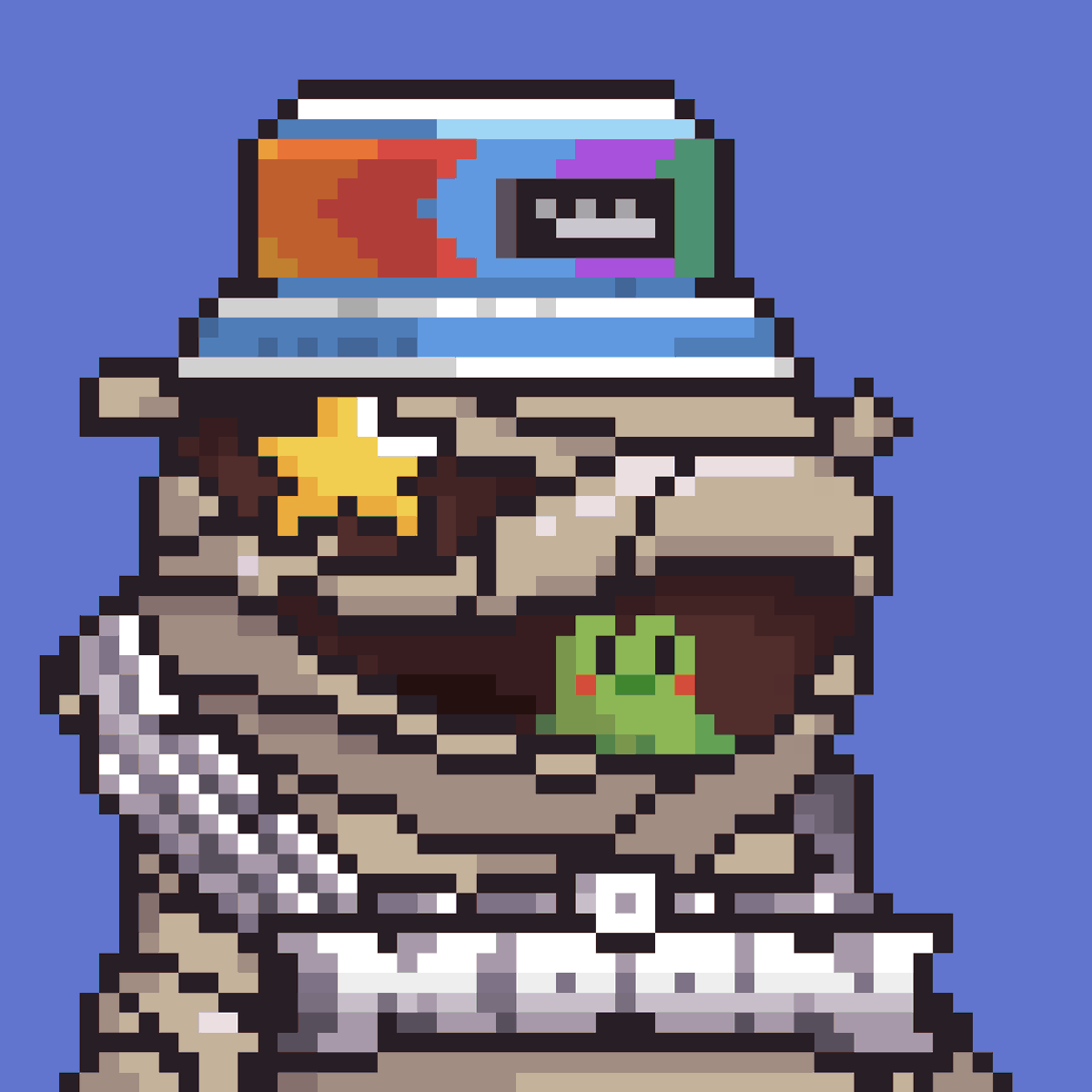 BotJhk's tweet photo. this looks bussin bussin #5210 bought for 0.00 ETH by SpeedyKidnapper from PaKoPe #lookswhale #NFT https://t.co/15Fkiy3dKp https://t.co/qzBsEhoGgw